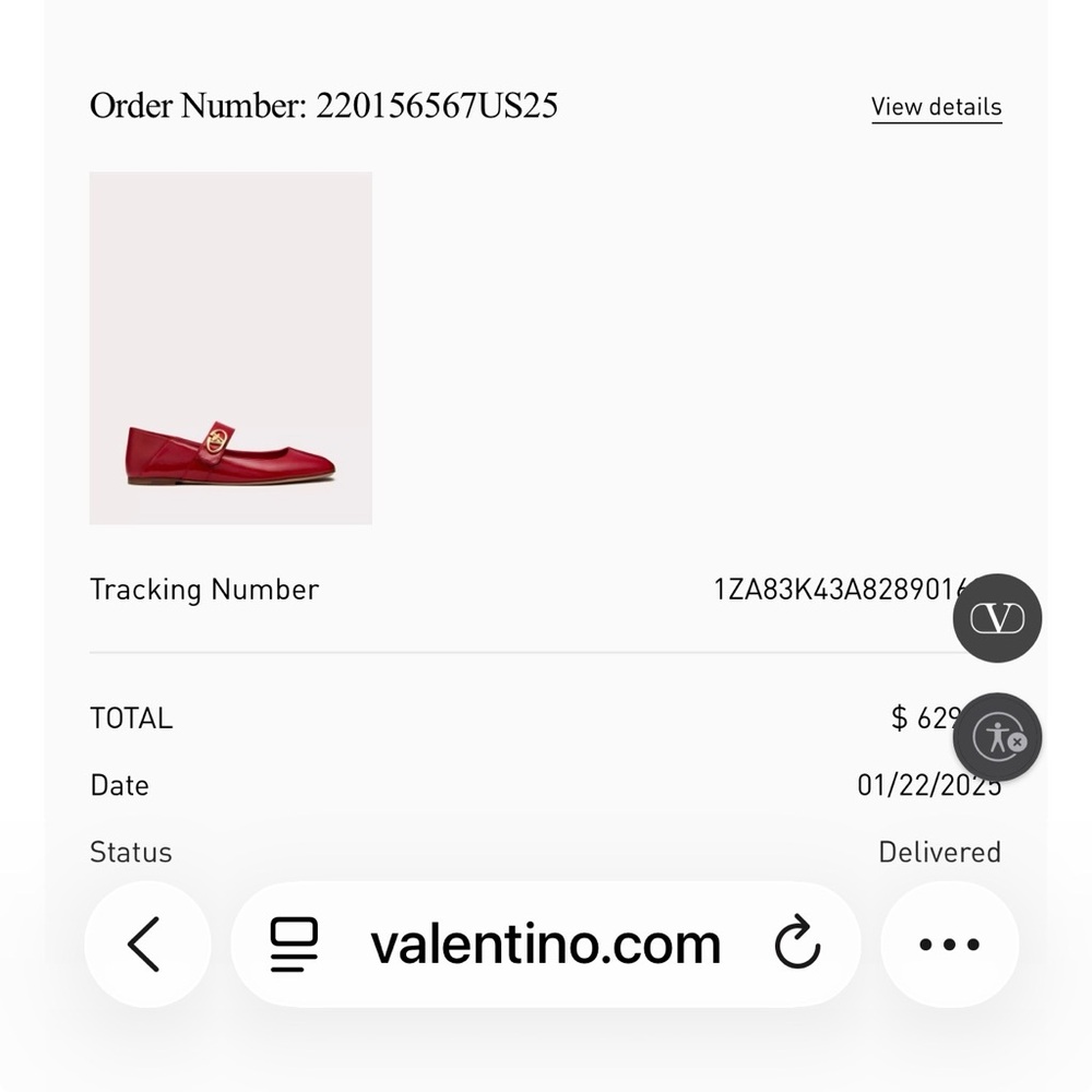 Authentic Valentino Garavani VLogo Locker Mary-Jane ballerina shoes - Picture 6 of 9